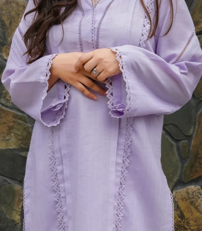 2 Pcs Lawn Suit - Lilac (SOPHIA) - Image 1