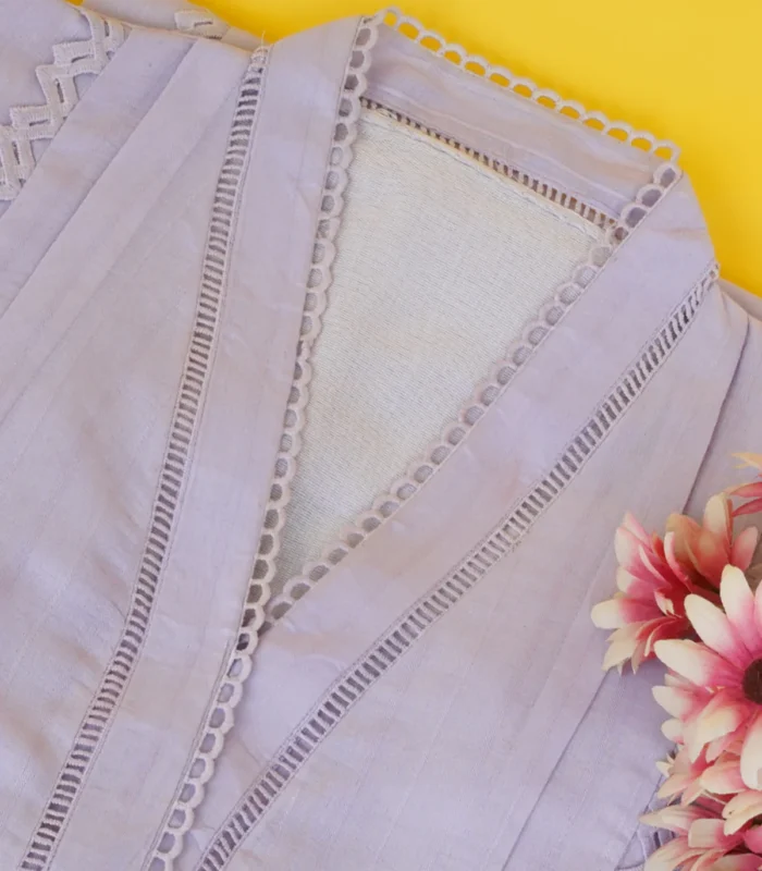 2 Pcs Lawn Suit - Lilac (SOPHIA) - Image 10