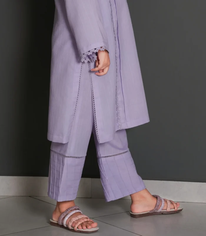 2 Pcs Lawn Suit - Lilac (SOPHIA) - Image 11