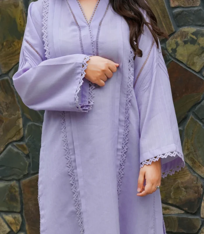 2 Pcs Lawn Suit - Lilac (SOPHIA) - Image 5