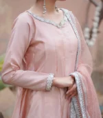 Shop with Namra is offering Tea Pink dress for Formal Wedding wear in latest festive collection 2024
