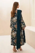 BAROQUE - 3PC Lawn Printed Shirt With Voile Printed Dupatta-761 - Image 5