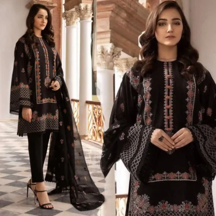 Bareeze Lawn 3PC Embroidered-729