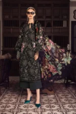 MARIA B 3PC Lawn Printed Shirt With Printed Dupatta And Trouser-775 - Image 5