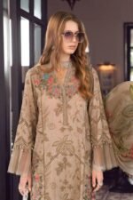 MARIA B 3PC Lawn Printed Shirt With Printed Dupatta And Trouser-776 - Image 2