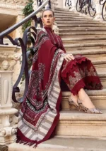 Maria B Lawn 3PC Embroidered-720 - Image 5
