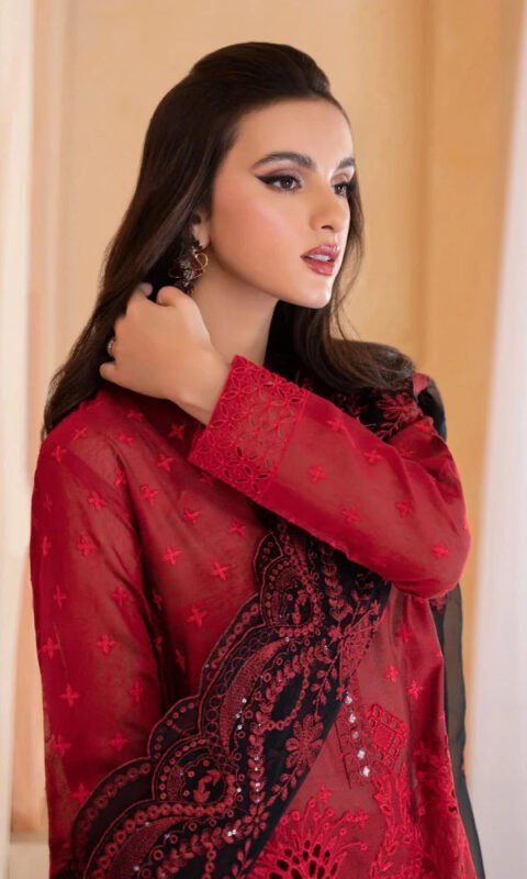 Shop with Namra is offering 38 LIMELIGHT 3PC Lawn Chikankari Embroidered 419 3 in latest clothing collection 2024