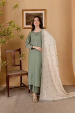 BATIK 3PC Lawn Embroidered-324 - Image 3