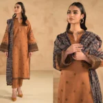 Charizma 3PC LAWN Embroidered suit with Printed DUPATTA-309