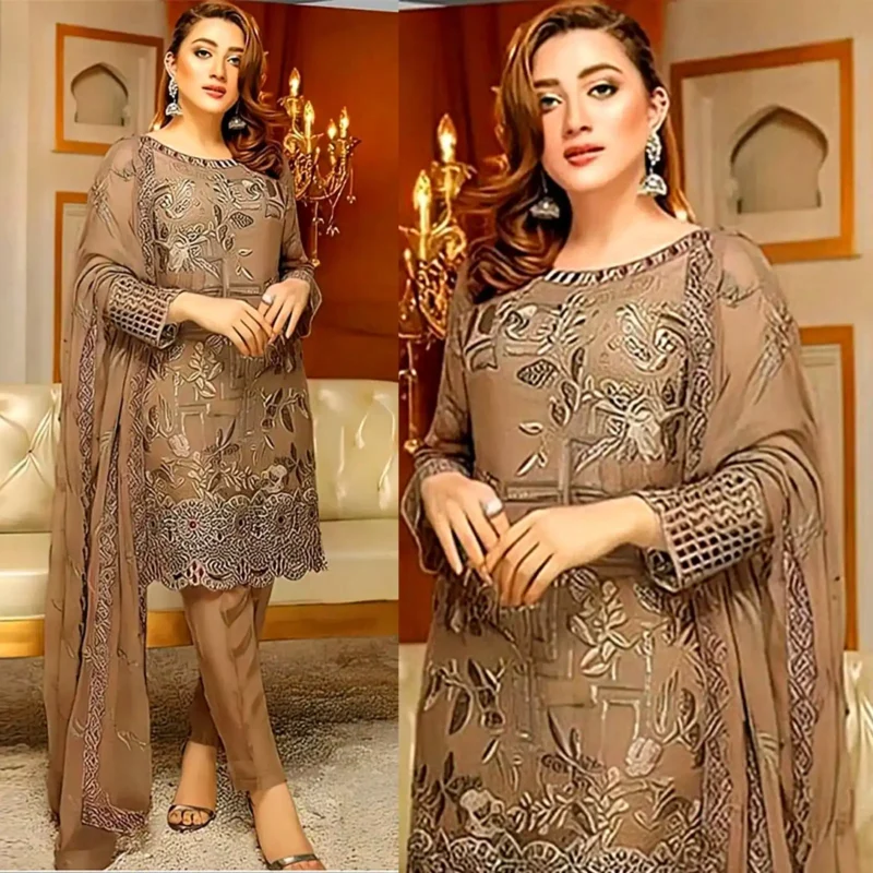 Shop with Namra is offering Lawn 3PC Embroidered 823 1 in latest clothing collection 2024