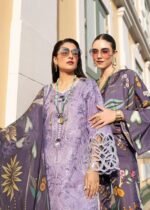 MUSHQ 3PC Lawn Embroidered With Printed Dupatta -362 - Image 6