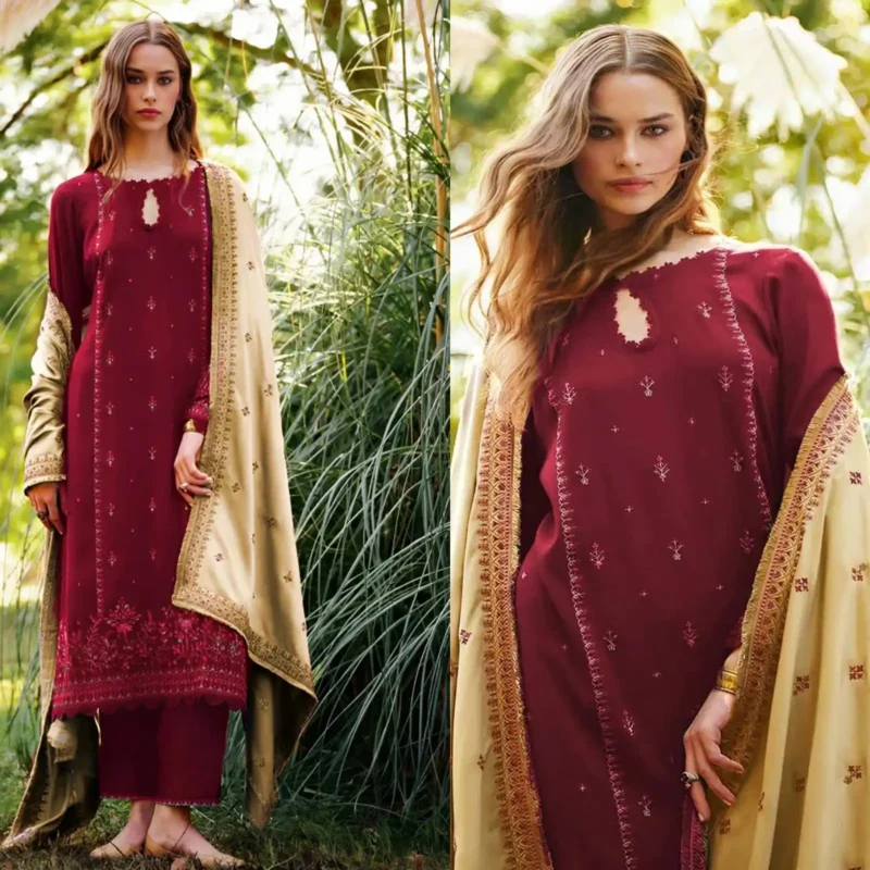 Shop with Namra is offering Maria B Lawn 3PC Embroidered 709 1 in latest clothing collection 2024