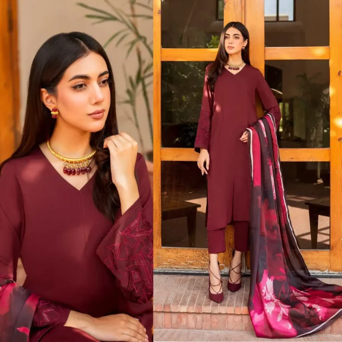 Natasha Kamal Lawn 3PC With Digital Printed Dupatta-724 - Image 1