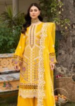 PARISHAY Lawn Chikenkari 3PC Embroidered With Organza Embroidered Dupatta-341 - Image 2