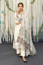 URGE - 3PC LAWN EMBROIDERED SHIRT WITH PRINTED DUPATTA-317 - Image 9