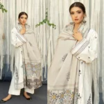 URGE - 3PC LAWN EMBROIDERED SHIRT WITH PRINTED DUPATTA-317