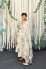 URGE - 3PC LAWN EMBROIDERED SHIRT WITH PRINTED DUPATTA-317 - Image 8