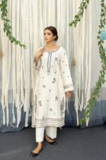 URGE - 3PC LAWN EMBROIDERED SHIRT WITH PRINTED DUPATTA-317 - Image 2