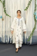URGE - 3PC LAWN EMBROIDERED SHIRT WITH PRINTED DUPATTA-317 - Image 3