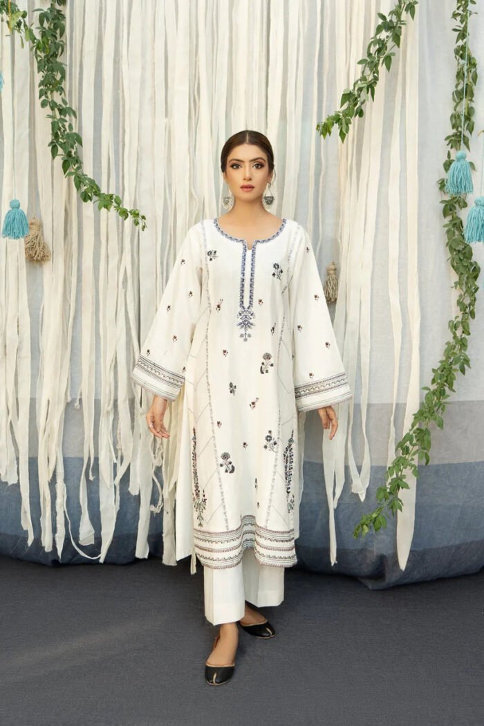 URGE - 3PC LAWN EMBROIDERED SHIRT WITH PRINTED DUPATTA-317 (7) URGE - 3PC LAWN EMBROIDERED SHIRT WITH PRINTED DUPATTA-317 - Image 3
