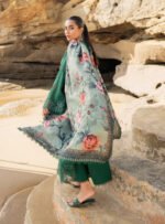 ZAINAB CHOTTANI 3PC Luxury Lawn Chikankri Embroidered With Printed Dupatta-453 - Image 6