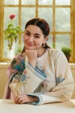 ZARA SHAHJAHAN 3PC Lawn Chikankari Embroidered Shirt With Printed Dupatta-431 - Image 6