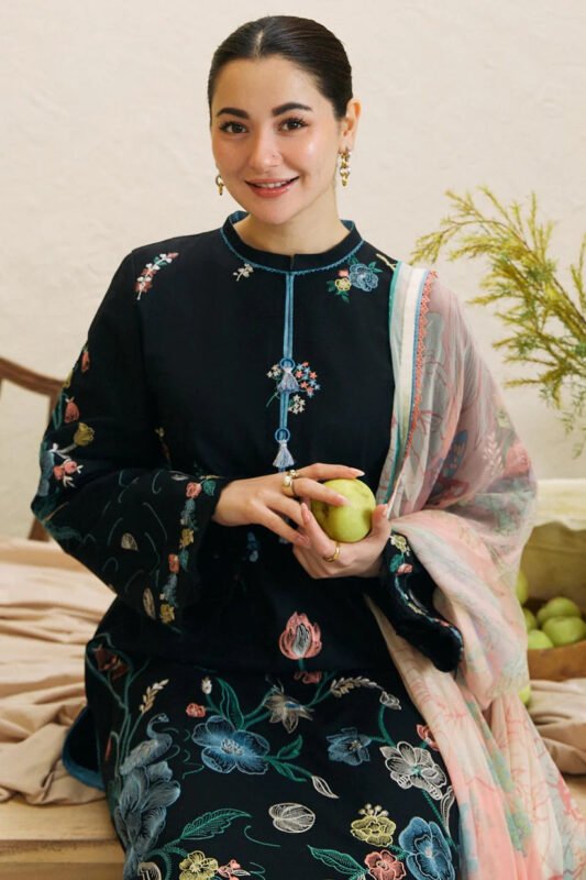 Shop with Namra is offering ZARA SHAHJAHAN 3PC Lawn Embroidered Shirt With Printed Dupatta 374 2 in latest clothing collection 2024