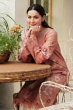 ZARA SHAHJAHAN 3PC Lawn Embroidered Shirt With Printed Dupatta-387 - Image 3