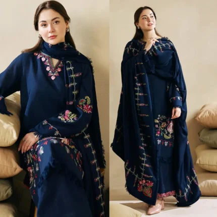 ZARA SHAHJAHAN Lawn 3PC Embroidered-704