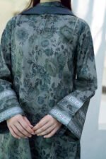 BAROQUE 3PC Lawn Printed Shirt With Voile Printed Dupatta-781 - Image 4
