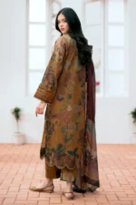 BAROQUE 3PC Lawn Printed Shirt With Voile Printed Dupatta-784 - Image 4