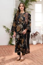BAROQUE 3PC Lawn Printed Shirt With Voile Printed Dupatta-788 - Image 6