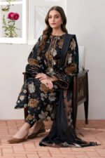 BAROQUE 3PC Lawn Printed Shirt With Voile Printed Dupatta-788 - Image 2