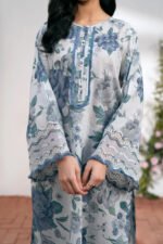BAROQUE 3PC Lawn Printed Shirt With Voile Printed Dupatta-789 - Image 7