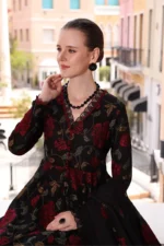 Bareeze Lawn 3PC Embroidered With Chiffon Embroidered Dupatta-510 - Image 3