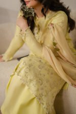 CROSS STITCH 3PC Lawn Chikenkari Embroidered Shirt With Printed Dupatta-479 - Image 5