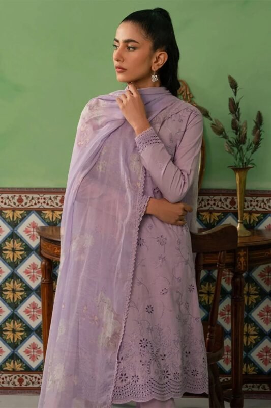 Shop with Namra is offering CROSS STITCH LAWN 3PC EMBROIDERED WITH PRINTED DUPATTA 474 3 in latest clothing collection 2024