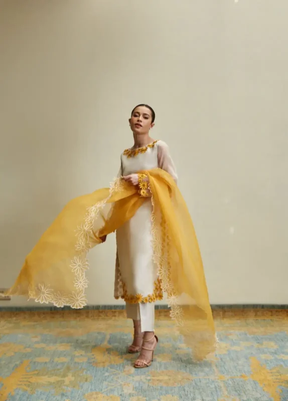 Shop with Namra is offering Mehreen Hamayon 3PC Lawn Embroidered Shirt With Embroidered Dupatta 386 1 in latest clothing collection 2024