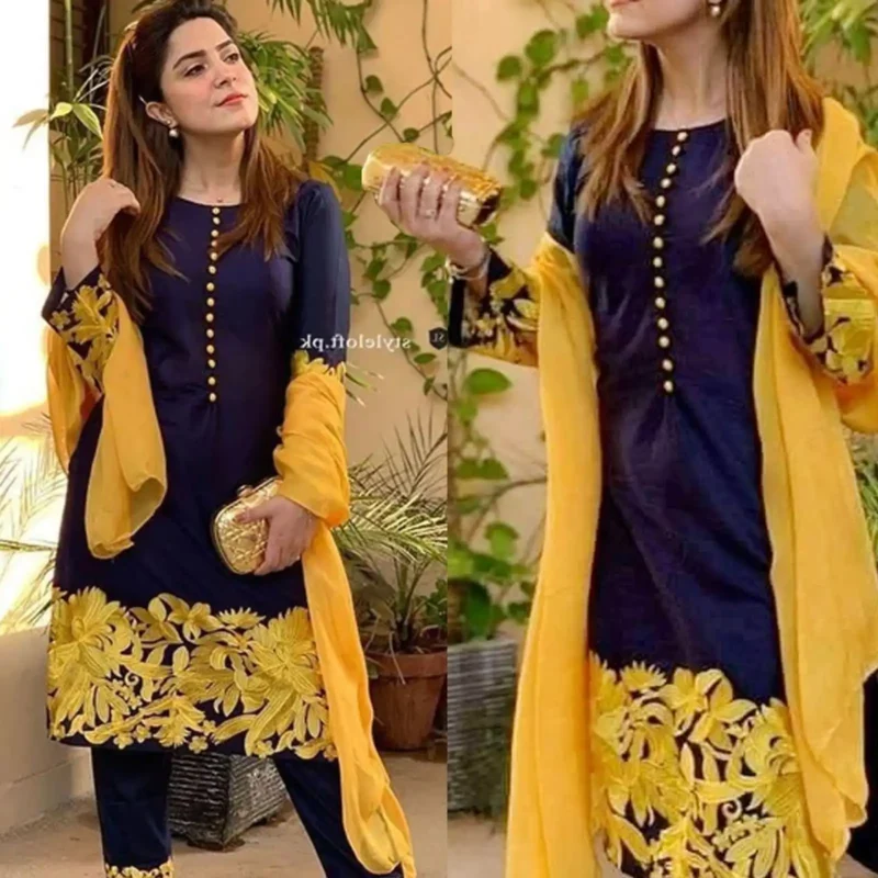Shop with Namra is offering Nams Lawn 3PC Embroidered 101 1 in latest clothing collection 2024