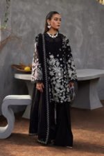 SANA YASIR 3PC LAWN EMBROIDERED SHIRT WITH CHIFFON EMBROIDERED DUPATTA-441 - Image 4
