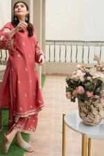 URGE 2PC LAWN EMBROIDERED SHIRT AND TROUSER-422 - Image 5