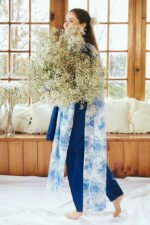 ZARA SHAHJAHAN 3PC Lawn Chikankari Embroidered Shirt With Printed Dupatta-486 - Image 4