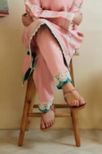 ZARA SHAHJAHAN 3PC Lawn Embroidered Shirt With Printed Dupatta-377 - Image 5