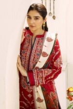 ZARA SHAHJAHAN 3PC Lawn Embroidered Shirt With Printed Dupatta-482 - Image 6