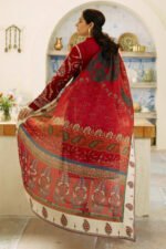 ZARA SHAHJAHAN 3PC Lawn Embroidered Shirt With Printed Dupatta-482 - Image 2