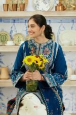 ZARA SHAHJAHAN 3PC Lawn Embroidered Shirt With Printed Dupatta-489 - Image 3