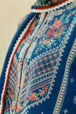 ZARA SHAHJAHAN 3PC Lawn Embroidered Shirt With Printed Dupatta-489 - Image 4