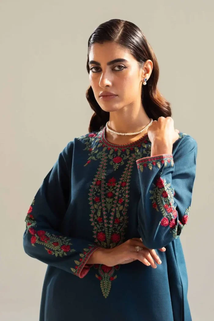Zara Shahjahan Lawn 3PC Embroidered-372 - Image 5