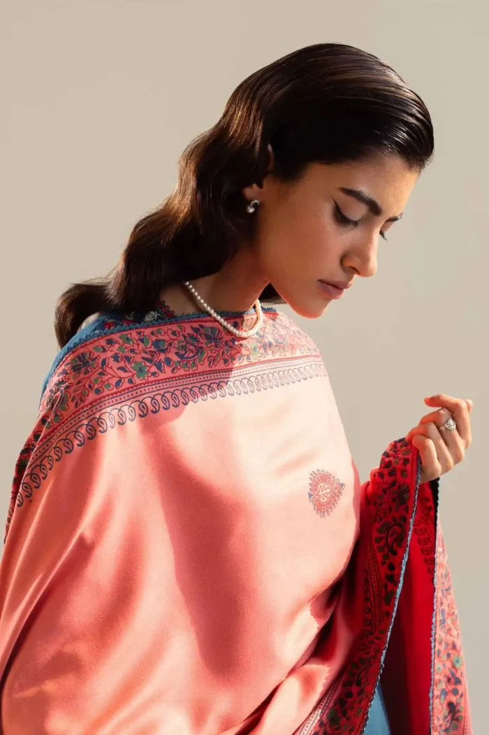 Zara Shahjahan Lawn 3PC Embroidered-372 - Image 3