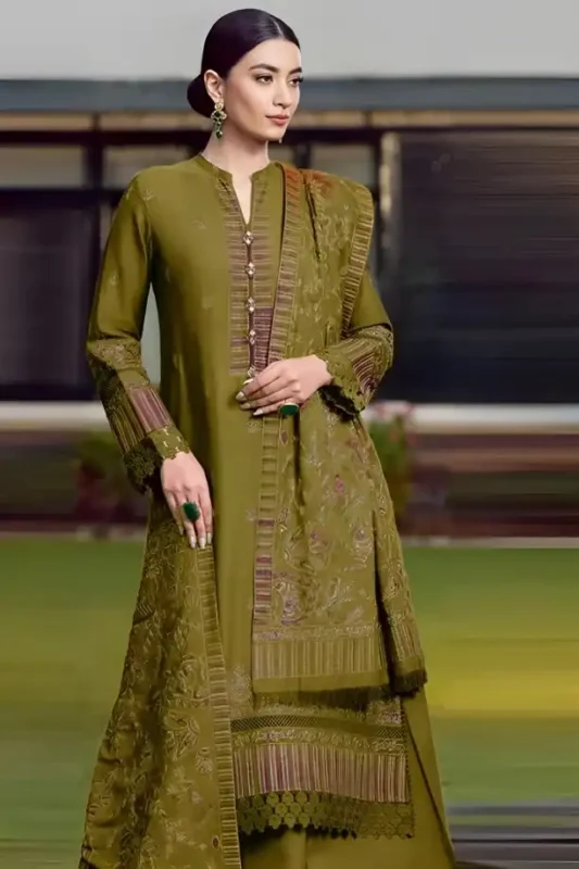 Shop with Namra is offering Dhanak 3PC Embroidered 579 in latest clothing collection 2024